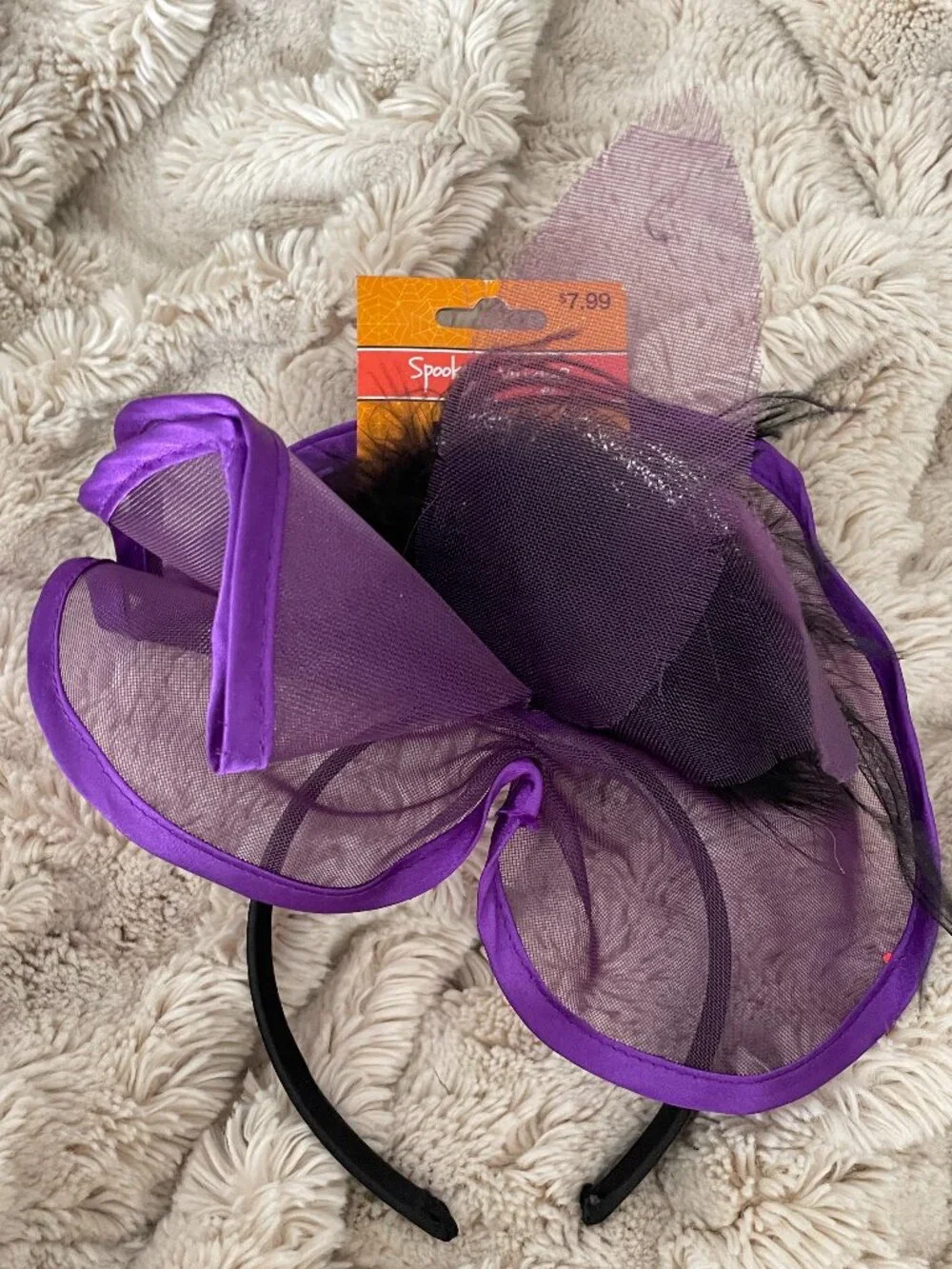Spooky Village Halloween Rose Headband-NWT